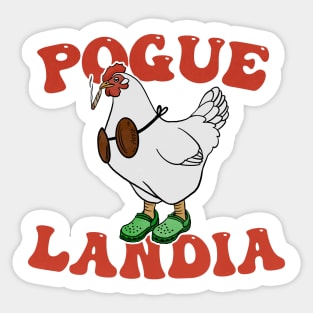 POGUELANDIA Sticker